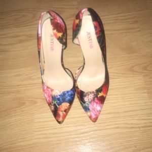 Beautiful floral shoes